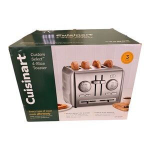 Cuisinart Custom Select 4-Slice Toaster in Silver